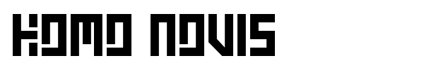 Homo Novis font