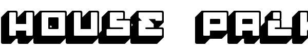House Paint Slab font