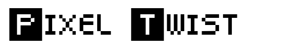 Pixel Twist font