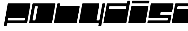 Polydiscous font