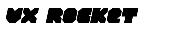 VX Rocket font preview