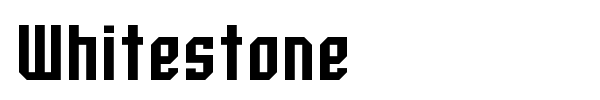 Whitestone font