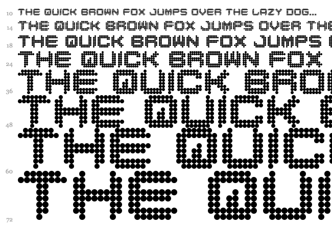 Dance Floor font waterfall