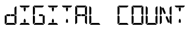 Digital Counter 7 font preview