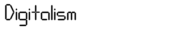 Digitalism font