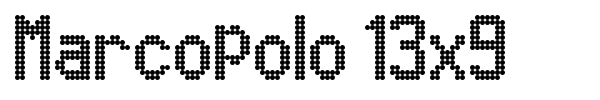 Marcopolo 13x9 font