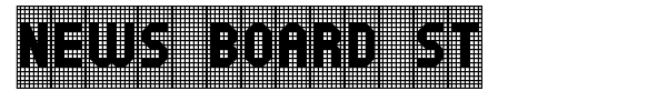 News Board St font