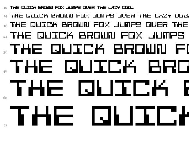 Pixel Calculon font , Techno - LCD fonts - Fontzzz.com