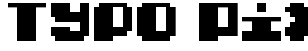 Typo Pixel font