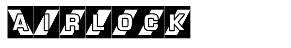 Airlock font