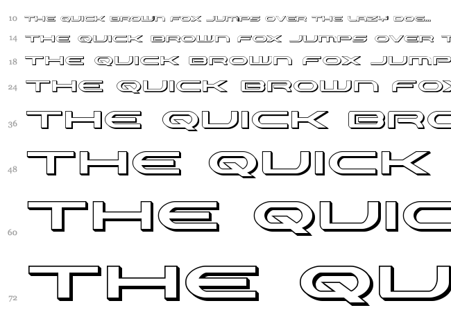 Antietam font waterfall