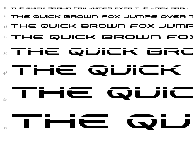 Antietam font waterfall