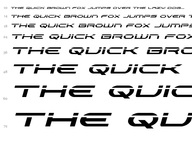 Antietam font waterfall