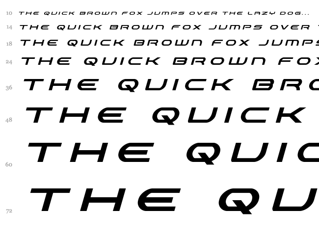 Antietam font waterfall