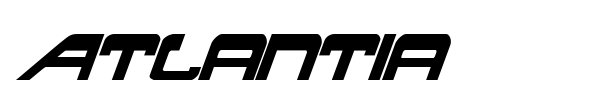 Atlantia font preview
