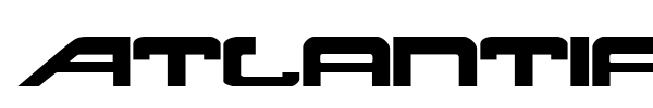 Atlantia font preview