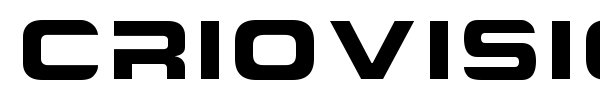 Criovision font