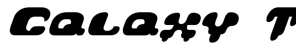 Galaxy Tail font
