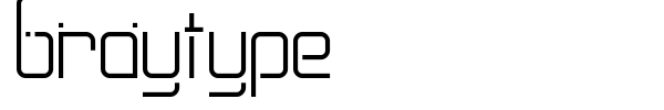 Graytype font