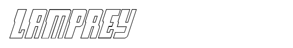 Lamprey font