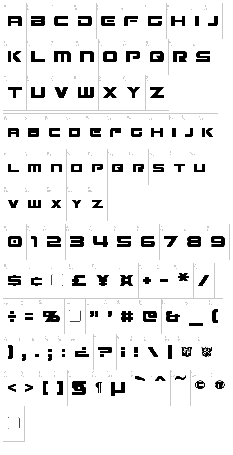 Mission GT-R font , Techno - Sci-fi fonts - Fontzzz.com