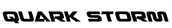 Quark Storm font