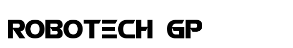 Robotech GP font