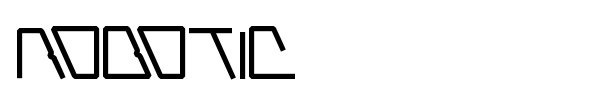 Robotic font