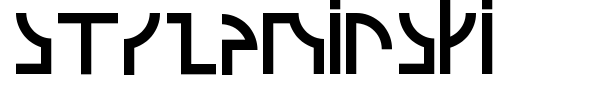 Strzeminski font