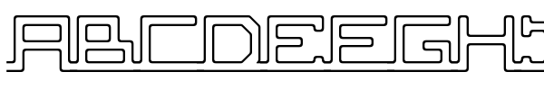 ABC, pipe font