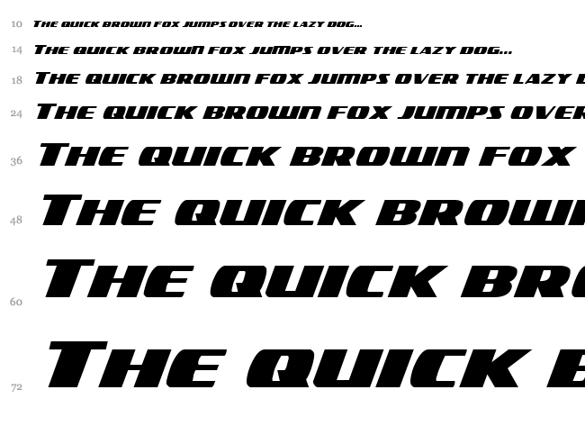 Americorps font waterfall