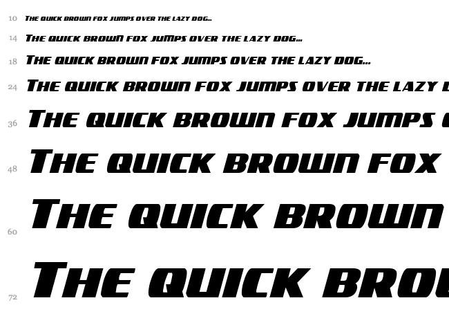 Americorps font waterfall