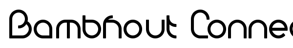 Bambhout Connect font