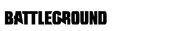 Battleground font
