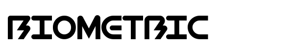 BioMetric font preview