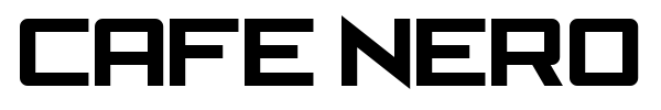 Cafe Nero M54 font