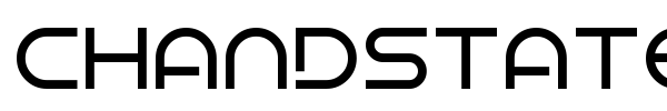 Chandstate font