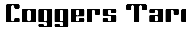 Coggers Tariqa font