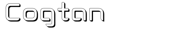 Cogtan font