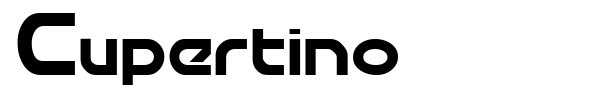 Cupertino font