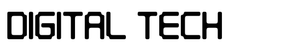 Digital Tech font