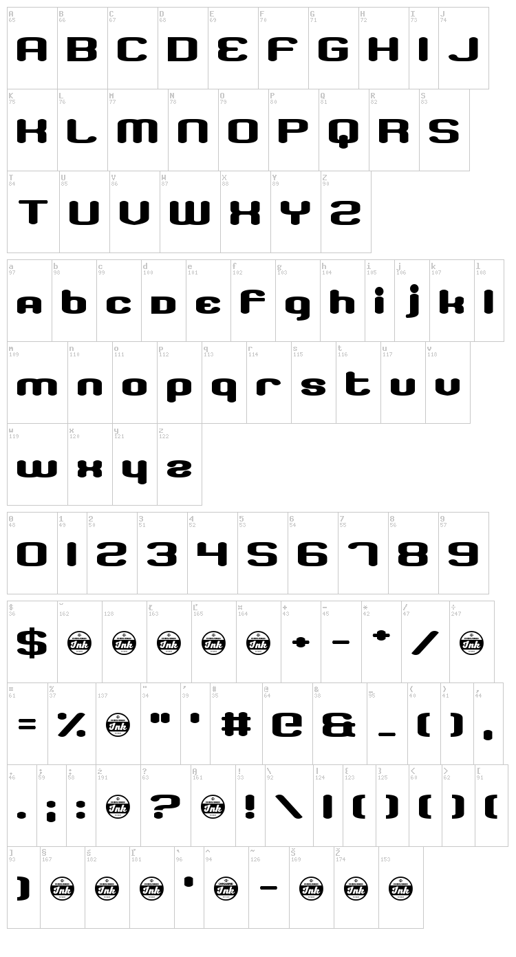 Dissolved Exchange font , Techno - Various fonts - Fontzzz.com