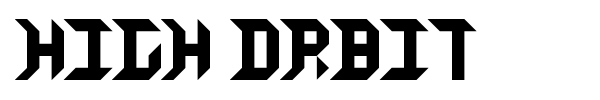 High Orbit font