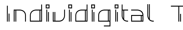 Individigital Thin font