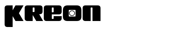 Kreon font