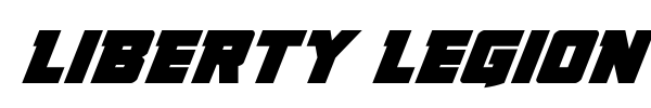 Liberty Legion font