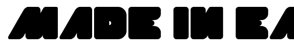 Made In Earth font