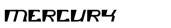 Mercury font