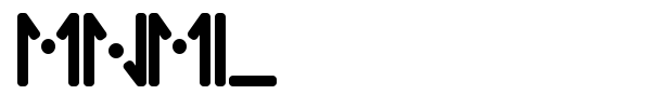 MNML font