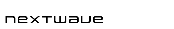 Nextwave font preview